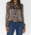 Shop Velvet Heart Holden Geo Blouse In Black Abstract In Multi