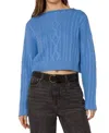 Velvet Heart Jennevie Long Sleeve In Baja Blue In Multi