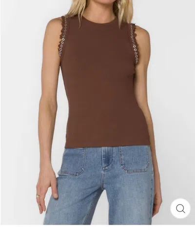 Velvet Heart Journey Tank In Ground Clove In Brown