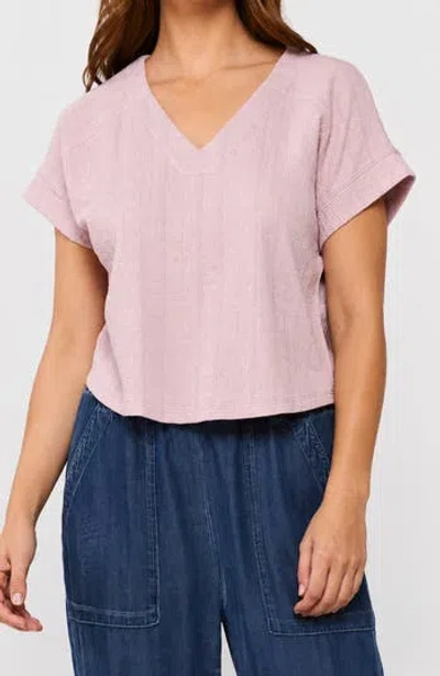 Velvet Heart Larena V-neck Top In Pink