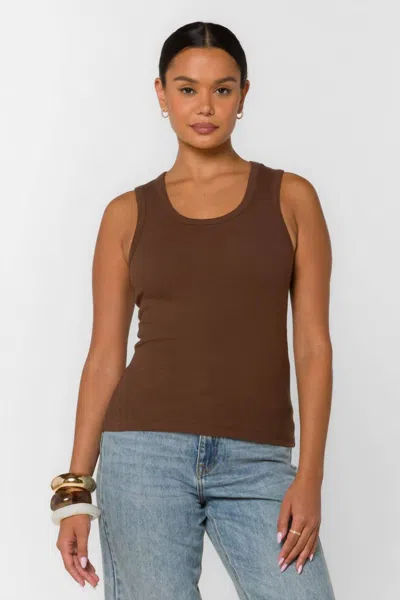 Velvet Heart Larisa Tank In Burlap In Neutral