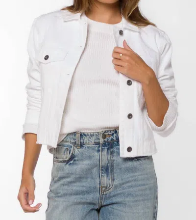Velvet Heart Larue Optic Jacket In White