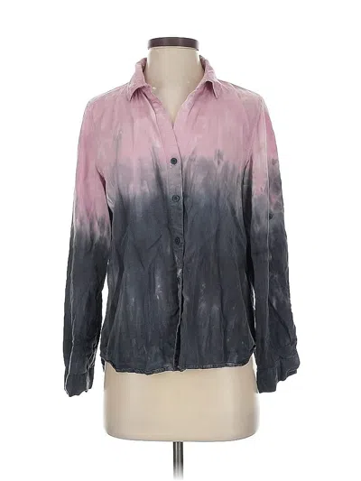 Pre-owned Velvet Heart Long Sleeve Blouse In Gray