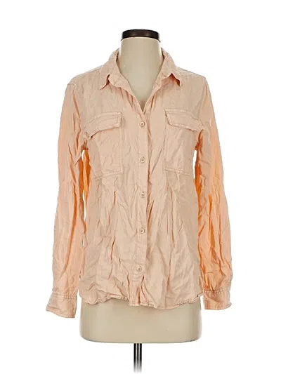 Pre-owned Velvet Heart Long Sleeve Blouse In Orange