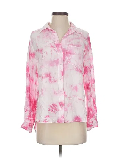 Pre-owned Velvet Heart Long Sleeve Blouse In Pink