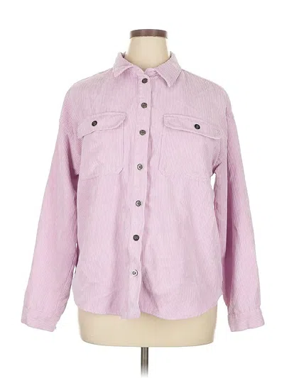 Pre-owned Velvet Heart Long Sleeve Blouse In Pink