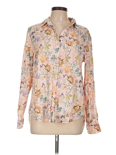 Pre-owned Velvet Heart Long Sleeve Blouse In Pink