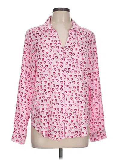 Pre-owned Velvet Heart Long Sleeve Blouse In Pink