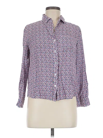 Pre-owned Velvet Heart Long Sleeve Blouse In Purple