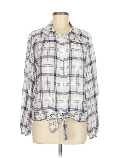 Pre-owned Velvet Heart Long Sleeve Blouse In White