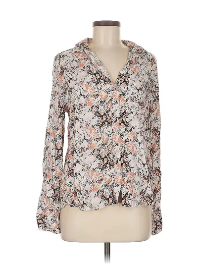 Pre-owned Velvet Heart Long Sleeve Blouse In White