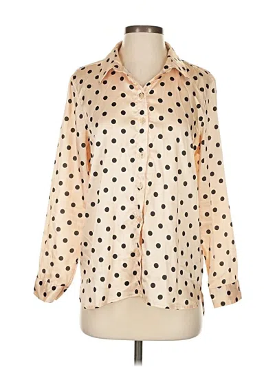 Pre-owned Velvet Heart Long Sleeve Blouse In White