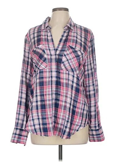 Pre-owned Velvet Heart Long Sleeve Button Down Shirt In Pink