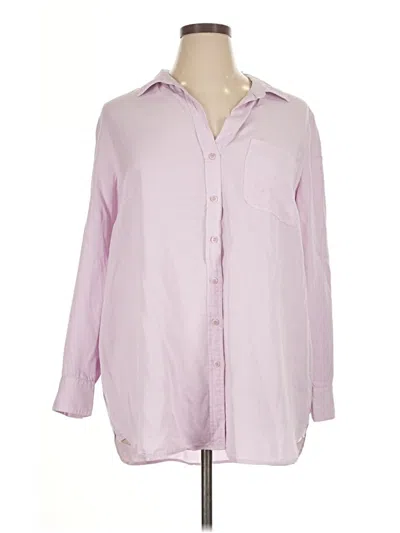 Pre-owned Velvet Heart Long Sleeve Button Down Shirt In Pink