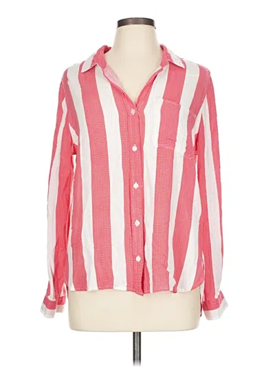 Pre-owned Velvet Heart Long Sleeve Button Down Shirt In Pink