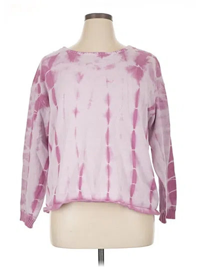 Pre-owned Velvet Heart Long Sleeve T-shirt In Pink