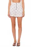 Velvet Heart Lorelle Shorts In Dot In White