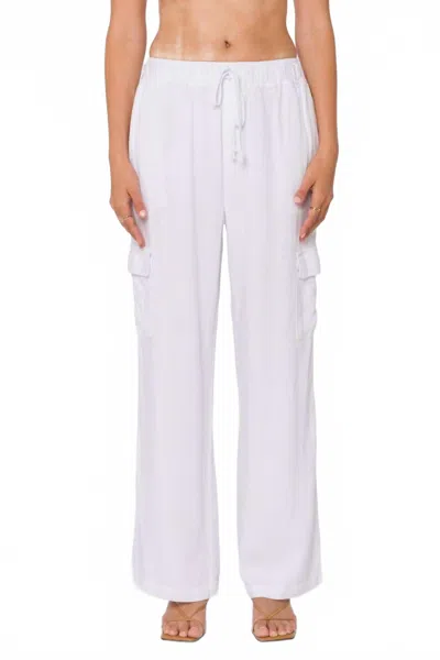 Velvet Heart Lynlee Drawstring Pants In Optic White