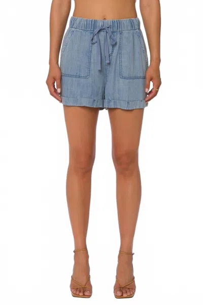 VELVET HEART LYRA PULL ON SHORTS IN MEDIUM STONE