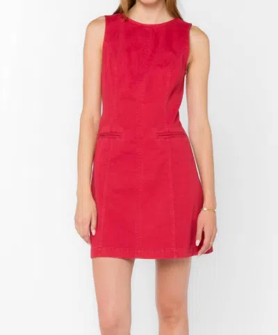 Velvet Heart Matilda Mini Dress In Cardinal In Orange