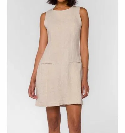 Velvet Heart Matilda Mini Dress In Wheat In Neutral