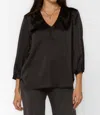 Velvet Heart Midnight Blouse In Black In Black
