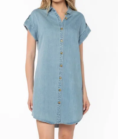 Velvet Heart Oria Denim Mini Dress In Springfield In Multi