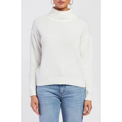 Velvet Heart Paris Turtleneck Sweater In White