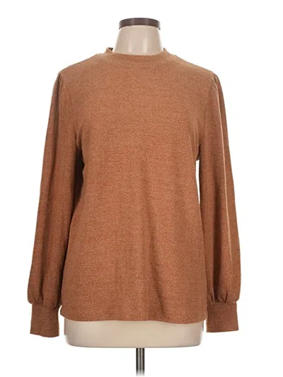Pre-owned Velvet Heart Pullover Sweater In Brown