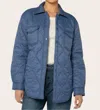 Velvet Heart Quilted Nylon Jacket In Blue