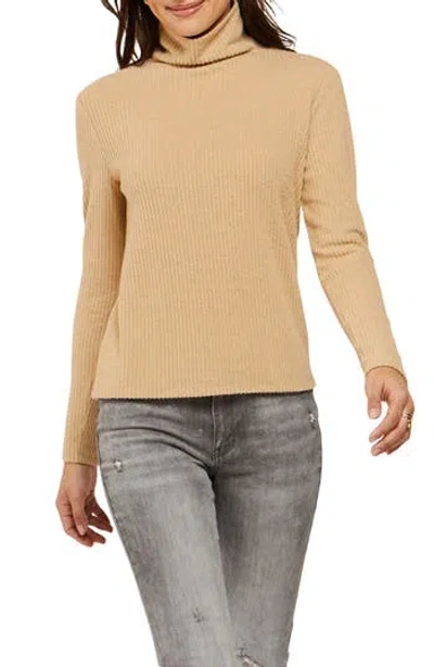 Velvet Heart Rayne Ribbed Turtleneck Sweater In Neutral
