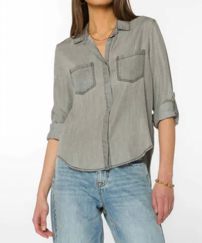 Velvet Heart Riley Shirt In Dark Grey