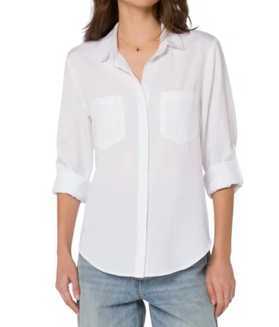 Velvet Heart Riley Shirt In Optic White