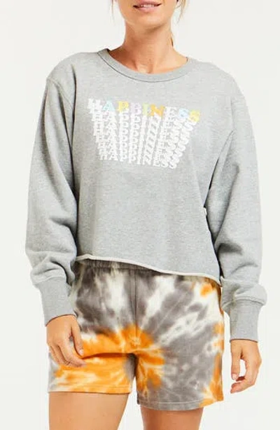 Velvet Heart Rolene Graphic Cropped Sweatshirt In Multi