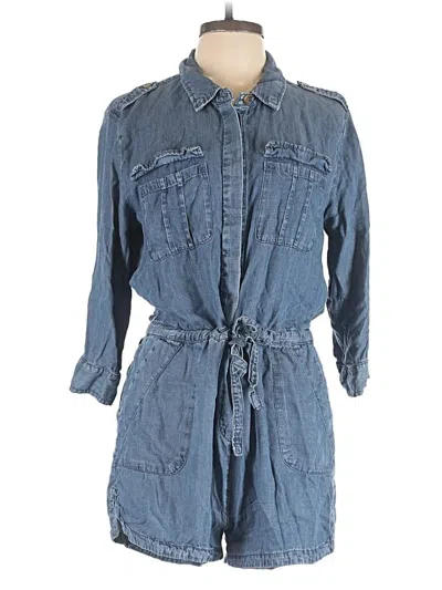 Pre-owned Velvet Heart Romper In Blue