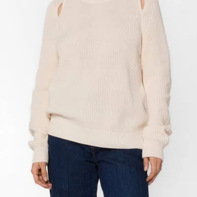 Velvet Heart Roya Cutout Sweater In Natural In Beige