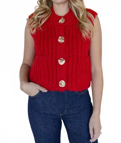 Velvet Heart Savoya Top In Ruby In Red