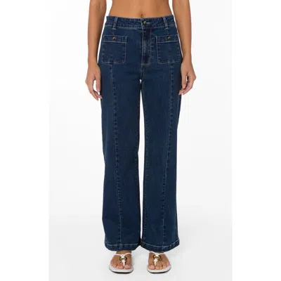 Velvet Heart Saylor Wide Leg Jeans In Blue