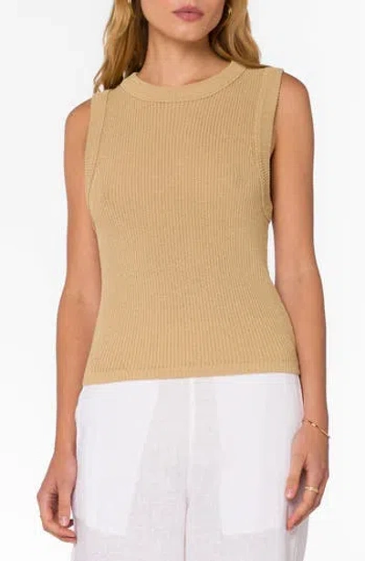 Velvet Heart Sherry Textured Knit Vest In Quinoa