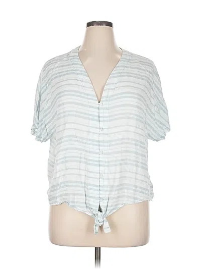 Pre-owned Velvet Heart Short Sleeve Blouse In Blue