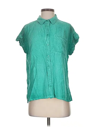 Pre-owned Velvet Heart Short Sleeve Blouse In Blue