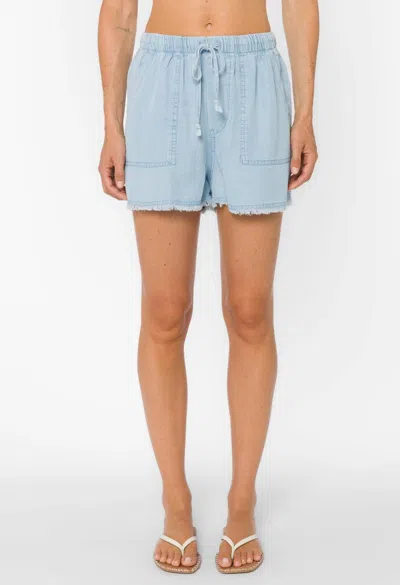 Velvet Heart Pull-on Soft Jean Shorts In Blue