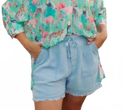 Velvet Heart Simone Short In Powder Blue