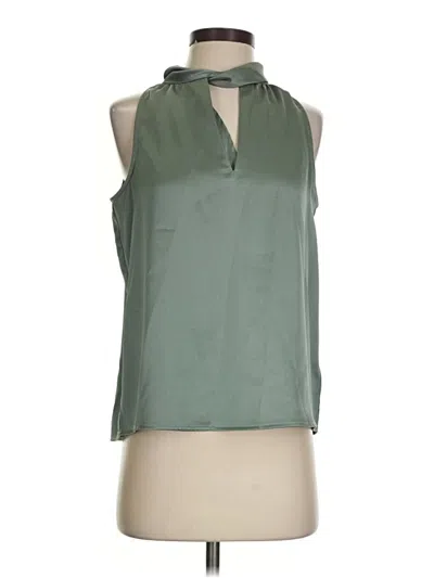 Velvet Heart Sleeveless Blouse In Green