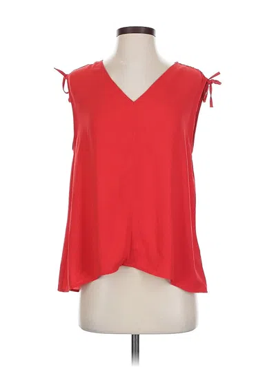 Pre-owned Velvet Heart Sleeveless Blouse In Red