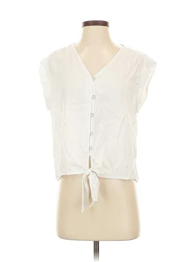 Pre-owned Velvet Heart Sleeveless Blouse In White