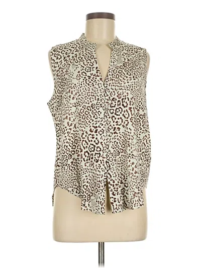 Pre-owned Velvet Heart Sleeveless Blouse In White