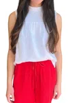 Velvet Heart Sleeveless Tank Top In Optic White In White