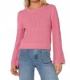 Velvet Heart Solvang Sweater In Pink Cosmos In Pink