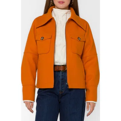 Velvet Heart Stassi Felt Jacket In Orange